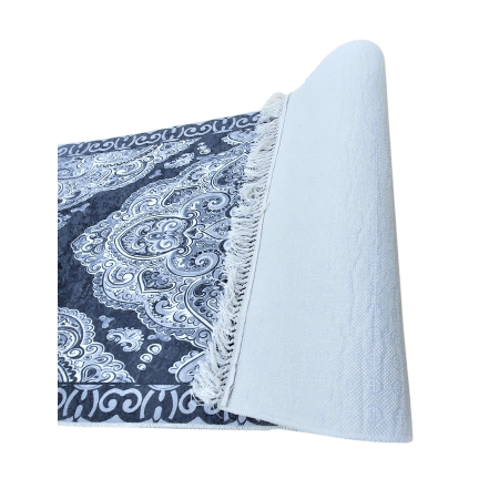 Covoare - Covor Modern, Antiderapant, 120 cm x 180 cm, Gri / Gri Deschis