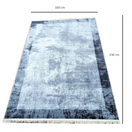 Covor Modern, Antiderapant, 160 cm x 230 cm, Gri Antracit [1]