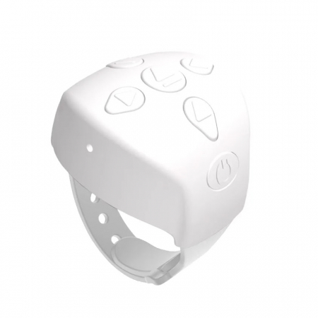 Telecomanda telefon Smart Control cu Conectivitate Bluetooth, Compatibil Android si IOS, Control Tik Tok, You tube, Selfi, Player, Scroll, Tap tap, Culoare Alb