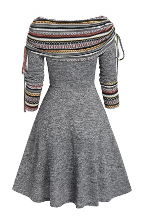 Rochie Striped cu Mâneci Lungi - Look Trendy 2024 [1]