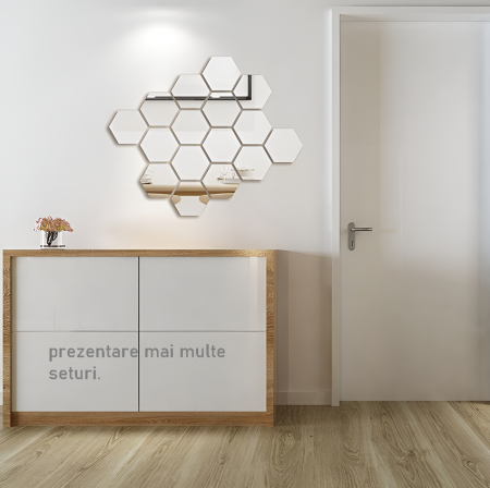 Stickere Acrilice Decorative Oglinda, Creativ, 160 mm x 160 mm x 5 bucati [2]