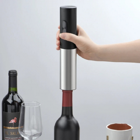 Cadou Barbati, Set Tirbușon Electric cu Accesorii Pentru Vin [3]