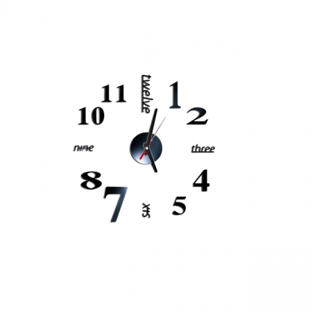 Ceas Decorativ, Oglinda Acrilica, Fara Zgomot, Stil Modern 400 mm x 400 mm [1]