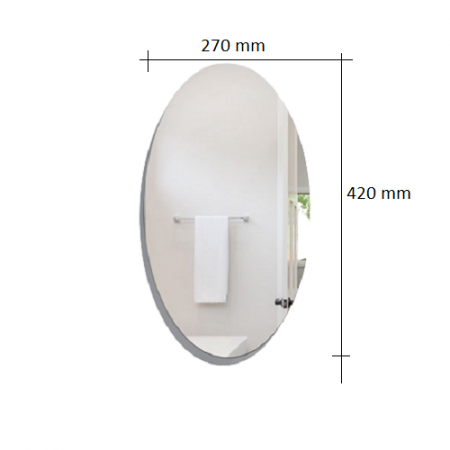 Oglinda Acrilica Oval [2]