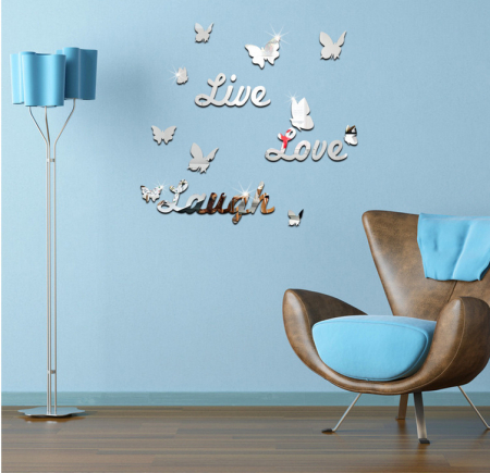 Stiker Acril Oglinda Creativ - Sticker Acril Decorativ Motivational