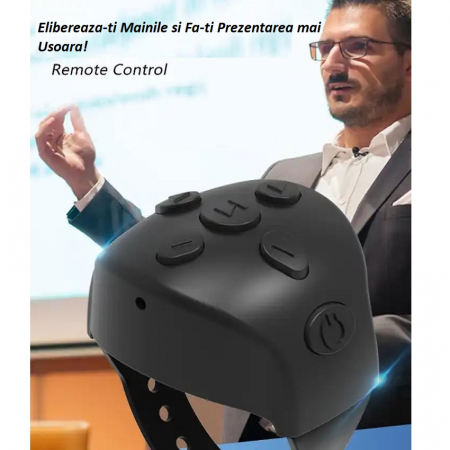 Telecomanda telefon Smart Control cu Conectivitate Bluetooth, Compatibil Android si IOS, Control Tik Tok, You tube, Selfi, Player, Scroll, Tap tap, culoare Nergru [4]