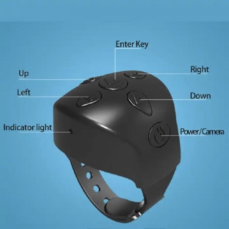 Telecomanda telefon Smart Control cu Conectivitate Bluetooth, Compatibil Android si IOS, Control Tik Tok, You tube, Selfi, Player, Scroll, Tap tap, culoare Nergru [5]