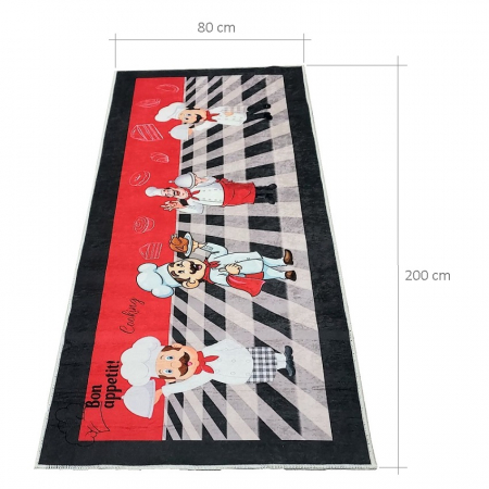 Traversa Bucatarie 200 cm x 80 cm, Grosime 9 mm, Atiderapant [4]