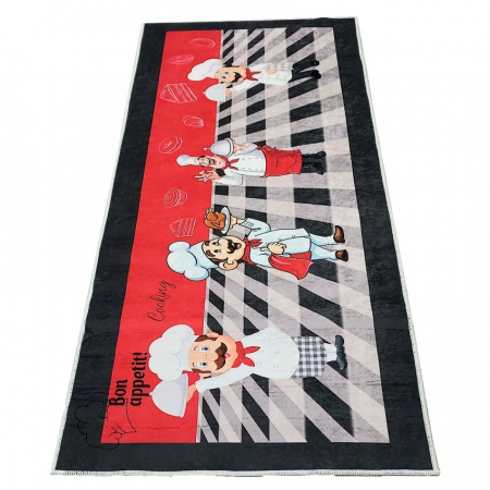 Covoare - Traversa Bucatarie 200 cm x 80 cm, Grosime 9 mm, Atiderapant