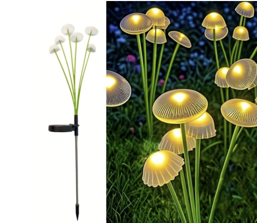 Set 2 Lampi Solare Decorative Jellyfish Multicolor, 6 LED-uri, Efect Meduza, Aprindere Automata - Copie [23]