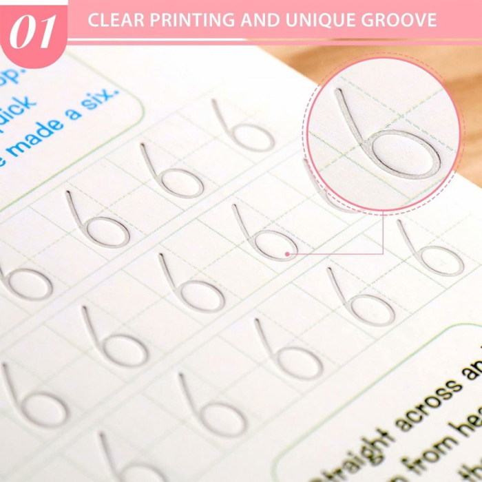 Set cu 4 caiete de lucru si stilou magic pentru scris si desenat Sank Magic, rechizite scolare, multicolor, 19 cm X 13 cm [5]