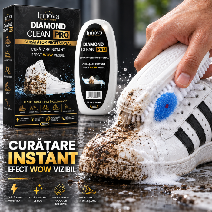 Set 1+1 Innova Diamond Clean Pro cu două recipiente pentru curățarea încălțămintei și ambalaj de prezentare [6]