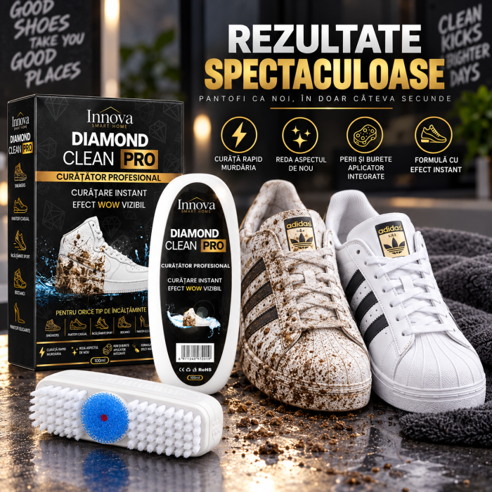 Set 1+1 Innova Diamond Clean Pro cu două recipiente pentru curățarea încălțămintei și ambalaj de prezentare [7]
