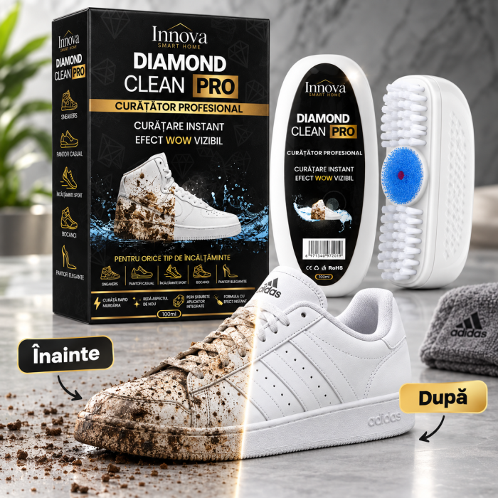 Set 1+1 Innova Diamond Clean Pro cu două recipiente pentru curățarea încălțămintei și ambalaj de prezentare [5]