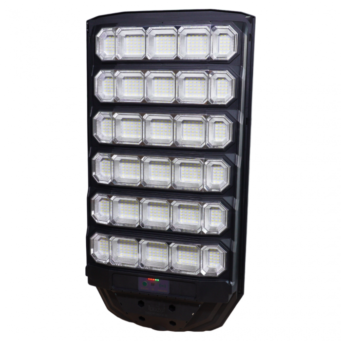 Lampa Solara Stradala Polaris Innova 1600W – LED 120 000 lm, Senzor Lumina/Miscare si Telecomanda, IP66 & Suport Prindere+Cadou Surpriza [4]