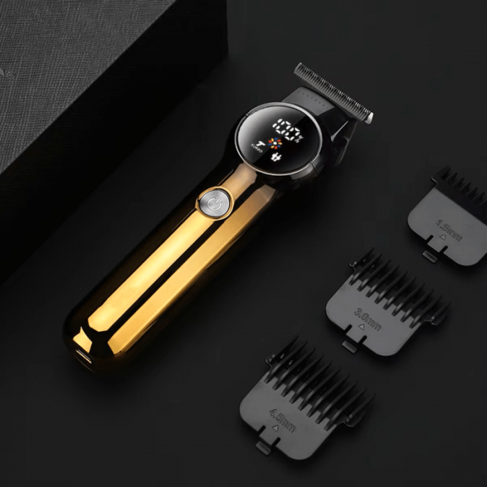 Aparat de Tuns Profesional VGR V-989 pentru Barba Contur & Corp Afisaj LED cu Acumulator Lame din Otel Inoxidabil [5]