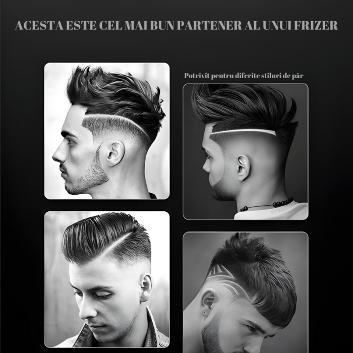 Aparat de Tuns Profesional VGR V-989 pentru Barba Contur & Corp Afisaj LED cu Acumulator Lame din Otel Inoxidabil [6]