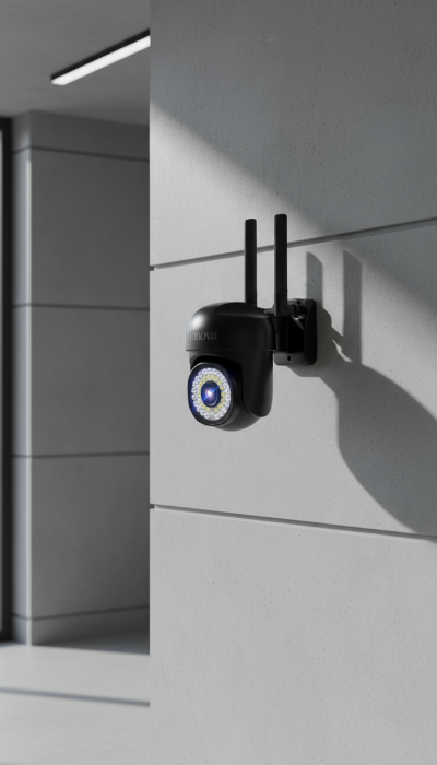 Cameră de Supraveghere Innova WIFI, 36 LED-uri, HD, Viziune Nocturnă cu Infraroșu și Protecție IP66 + Card Cadou [12]