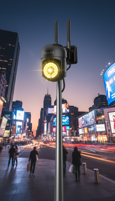 Cameră de Supraveghere Innova WIFI, 36 LED-uri, HD, Viziune Nocturnă cu Infraroșu și Protecție IP66 + Card Cadou [8]