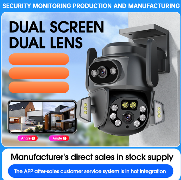 Camera de supraveghere WiFi 3MP Tuya, viziune color noapte, IP66, audio bidirectional [4]