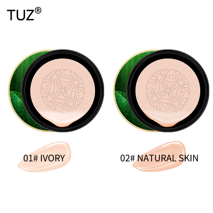 Fond de Ten CC Cream Air Cushion cu Colagen de Melc, Nuanța 02 Natural Skin – 1+1 Cadou, Aplicator Burete [4]