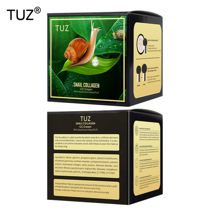 Fond de Ten CC Cream Air Cushion cu Colagen de Melc, Nuanța 02 Natural Skin – 1+1 Cadou, Aplicator Burete [6]