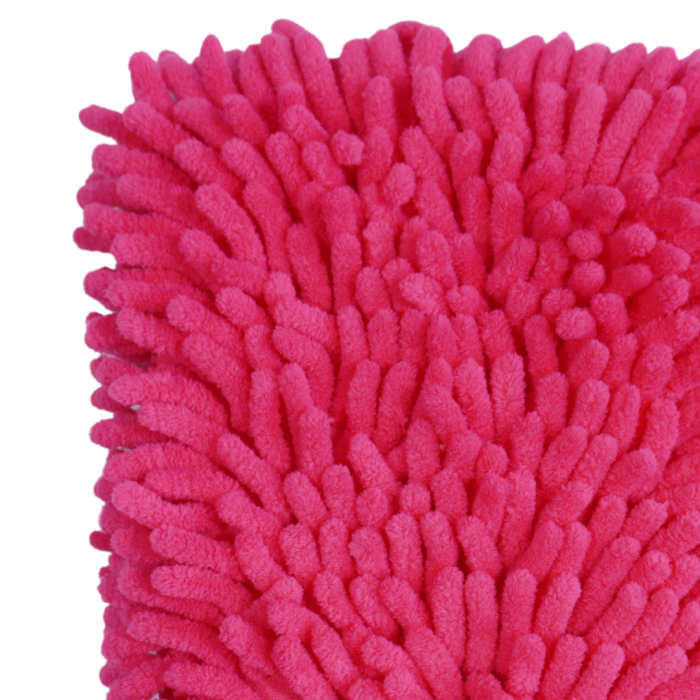 Mănușă Spălare Auto Chenille - Roz/Fucsia (izolată pe interior) [3]