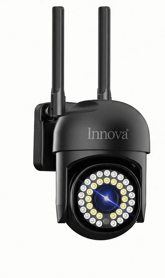 Pachet 2 x Cameră de Supraveghere Smart Innova, 36 LED-uri, HD, IP66 + 2 Carduri Cadou [2]