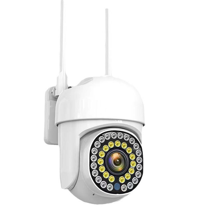 Pachet 4 x Cameră de Supraveghere Smart WIFI, 36 LED-uri, HD, Viziune Nocturnă cu Infraroșu și Protecție IP66, Transmisie Live pe Telefon [3]