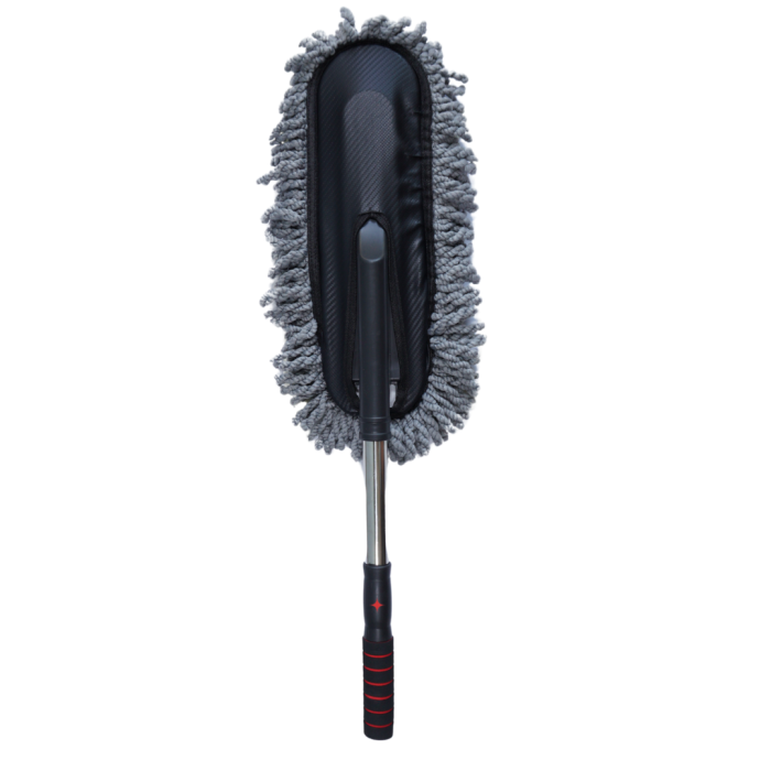 Perie pentru îndepărtarea prafului 40cm - mâner telescopic & cap interschimbabil [2]