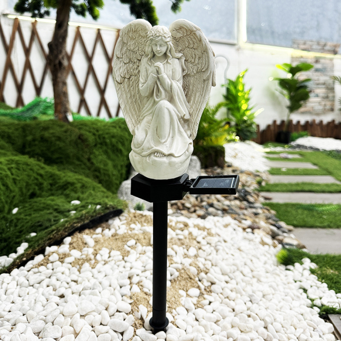 Set 2 Lampi Solare Decorative Inger cu LED, Iluminare Automata, Rezistente la Intemperii, IP44, 45 cm [9]