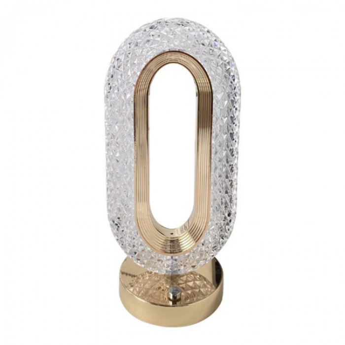 Set 2x Lampa Diamond Crystal LED cu 3 temperaturi de culoare,  alb rece, alb cald, neutru, culoare auriu [5]