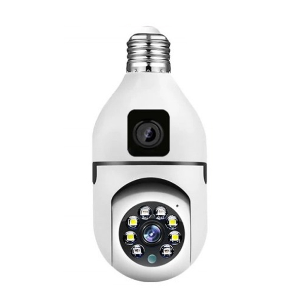 Set 4 x Jortan JTZ-9696PROB: Cameră Supraveghere Duală Tip Bec, HD, WiFi, Vedere 360° Full Color, Aplicație Icsee [2]