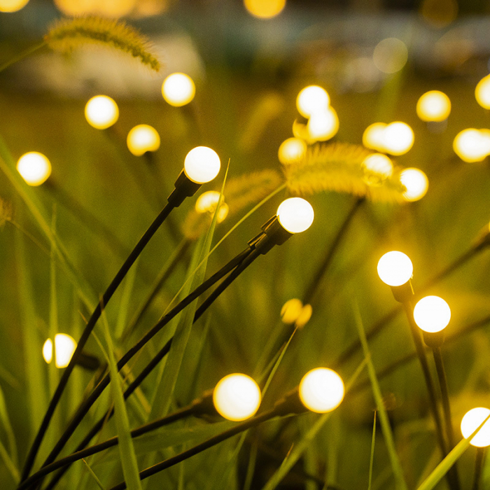 set 4 x Lampa Solara Magia Licuricilor , Decoratiune de Gradina, LED, Lumina Calda [10]