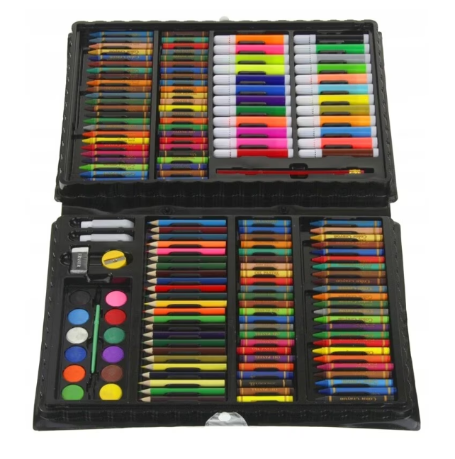 Set Artistic Desen și Pictură pentru Copii, Servietă cu Instrumente Complete 168pcs sau 208pcs [5]