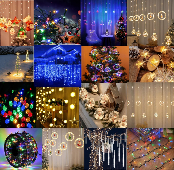 Pachet Misterul Mosului  5 Instalații Luminoase alese Special de Moș Crăciun pentru Tine [1]