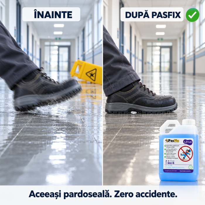 Soluție Antialunecare PasFix L2 PLUS 5L – Protecție profesională pentru bucătării, băi și coridoare școlare [4]