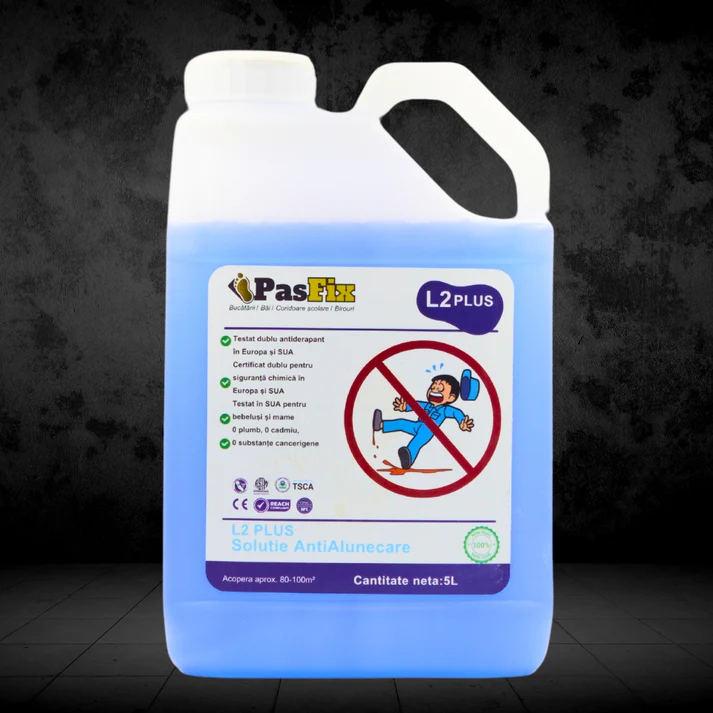 Soluție Antialunecare PasFix L2 PLUS 5L – Protecție profesională pentru bucătării, băi și coridoare școlare [1]