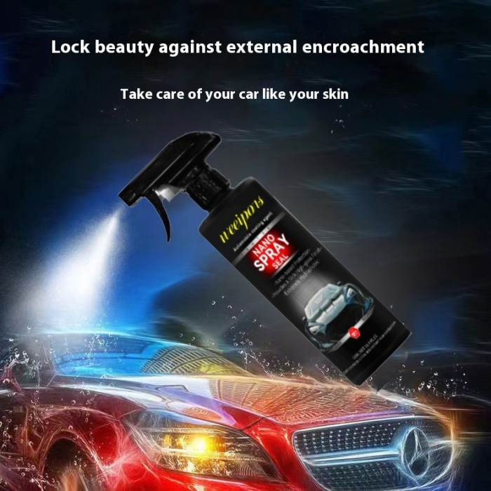 Spray Nano Ceară Auto pentru Luciu și Protecția Caroseriei, 437 ml – 1+1 Cadou [7]