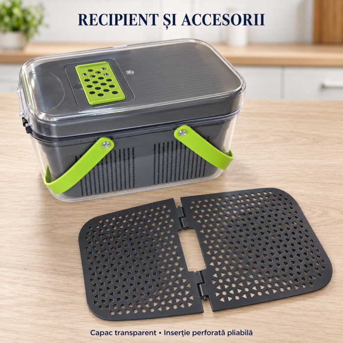 Tocător multifuncțional TAKUMI HOME by Innova cu recipient, accesorii și ambalaj de 25 piese [6]