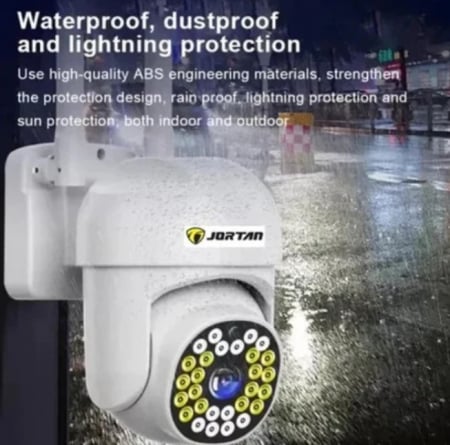 Pachet 2 x Cameră de Supraveghere Jortan WiFi HD cu Viziune Infraroșu și Protecție Avansată IP66 [10]