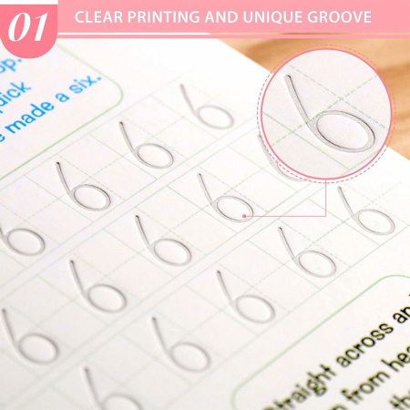 Set cu 4 caiete de lucru si stilou magic pentru scris si desenat Sank Magic, rechizite scolare, multicolor, 19 cm X 13 cm [4]