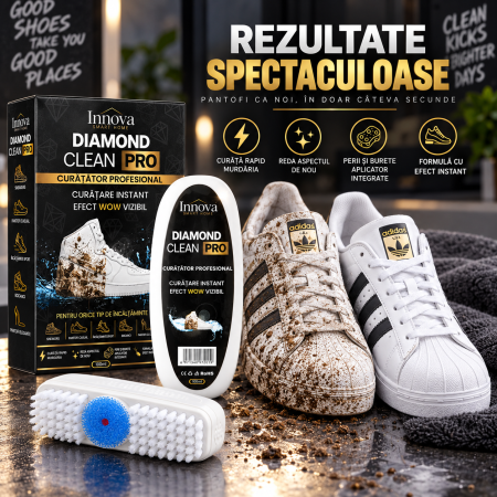 Set 1+1 Innova Diamond Clean Pro cu două recipiente pentru curățarea încălțămintei și ambalaj de prezentare [6]