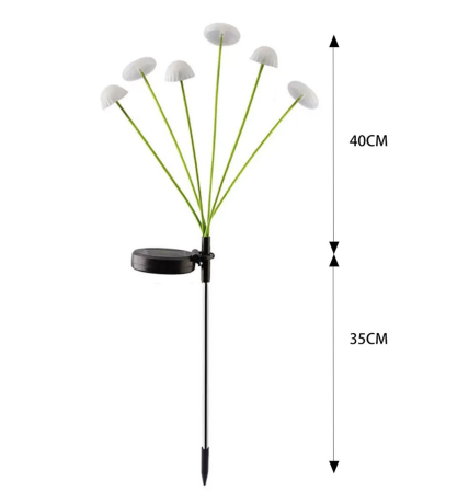Set 2 Lampi Solare Decorative Jellyfish Multicolor, 6 LED-uri, Efect Meduza, Aprindere Automata - Copie [3]