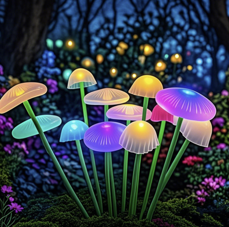 Set 2 Lampi Solare Decorative Jellyfish Multicolor, 6 LED-uri, Efect Meduza, Aprindere Automata - Copie [9]