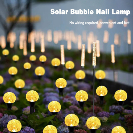 Set 2 Instalații Solare de Grădină cu 20 Globuri LED 3m, Lumină Caldă sau Multicoloră [2]