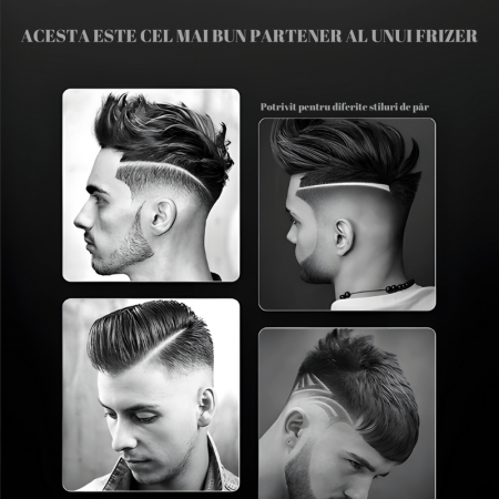 Aparat de Tuns Profesional VGR V-989 pentru Barba Contur & Corp Afisaj LED cu Acumulator Lame din Otel Inoxidabil [5]