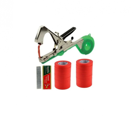 CASA SI GRADINA - Aparat profesional pentru legat vita de vie , pomi fructiferi si legume + 20 role si 10.000 de capse