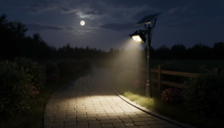 Proiector Solar Innova 100W , IP66 , Indicator Batarie , Telecomanda , 6500k , 3 Ani Garantie [9]