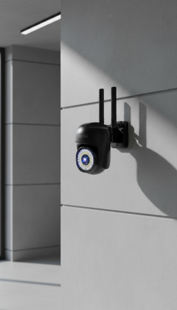 Cameră de Supraveghere Innova WIFI, 36 LED-uri, HD, Viziune Nocturnă cu Infraroșu și Protecție IP66 + Card Cadou [11]